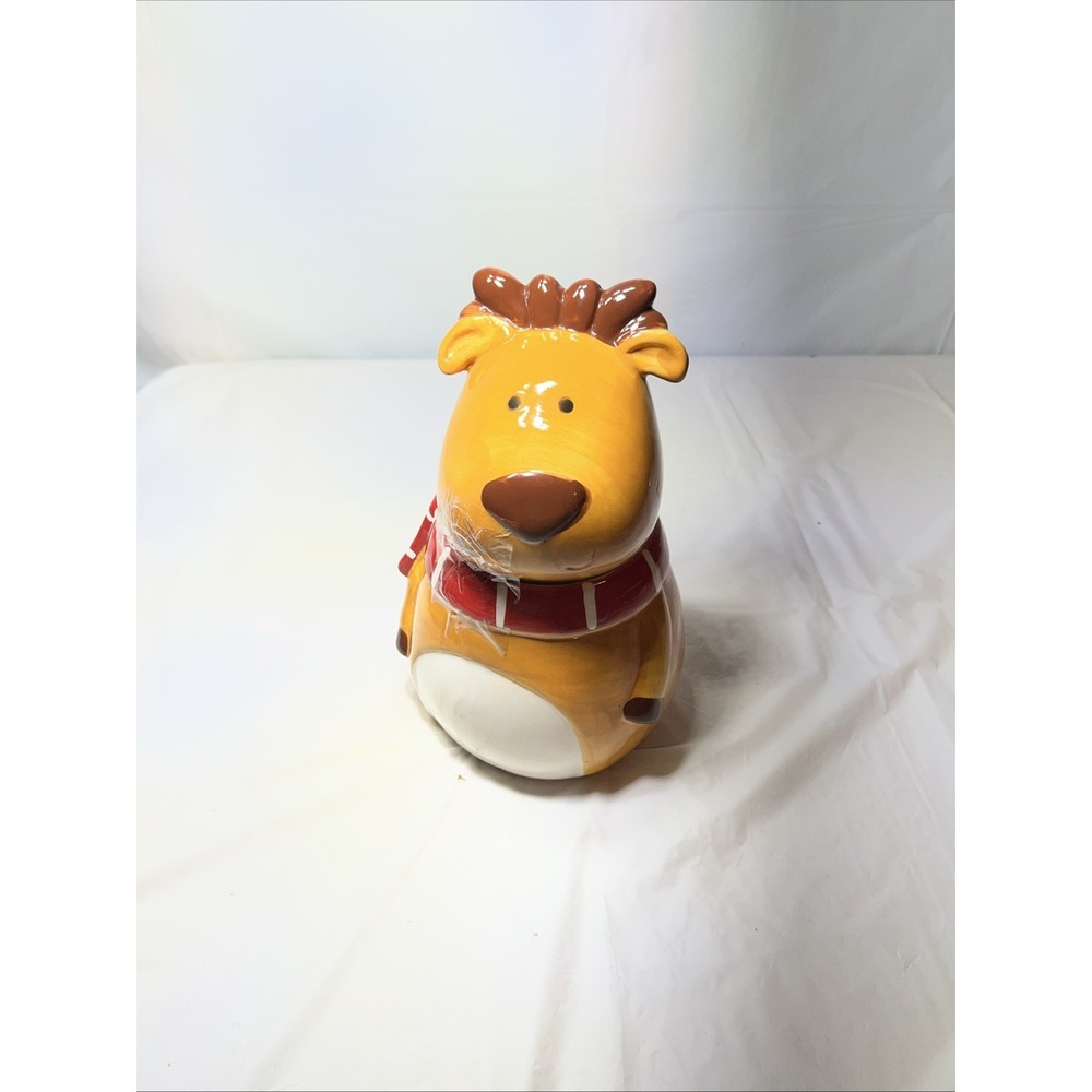 Ceramic Reindeer Cookie Jar by David's Cookies